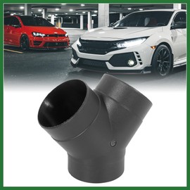 Motoforti 75mm Car Heater Warm 3 Way Air Ducting Pipe Y Shape Outlet Connector Long-lasting