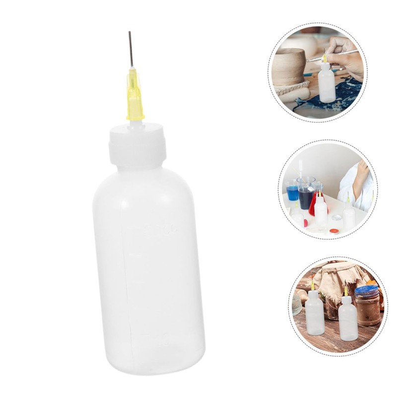 BUGUUYO 4pcs Precision Applicator Bottles Glue Bottles for Fine Detailing