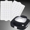 1 Set of Ceramic Waffle Plates Suitable for Syntrox Chef