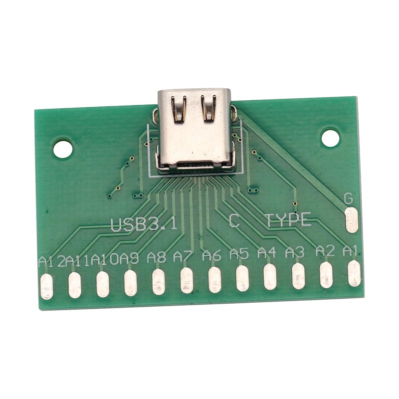 Heevhas TYP-C Female Test Board USB 3.1 with PCB Board