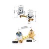 ZAKSEM 2/3/4/5 Way Brass Shower Faucet Bathroom Mixer Tap for