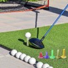 zalati Golf Tees 6pcs Golf Top Holder Stand Rubber for