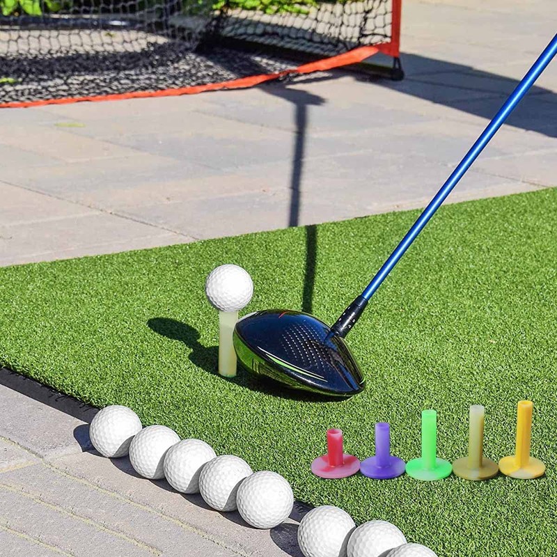 zalati Golf Tees 6pcs Golf Top Holder Stand Rubber for