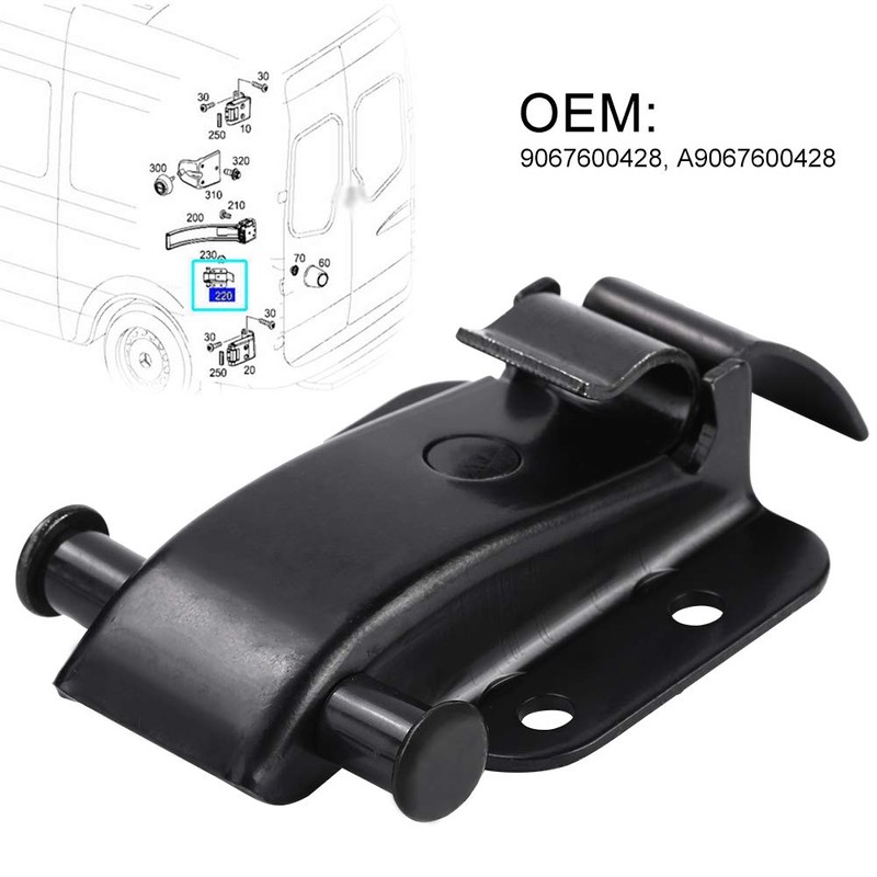 Akozon sprinter back door step + rear bracket locator 9067600428