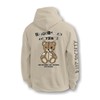 Riot Society Snitches Get Stitches Teddy Mens Hoodie - Sand,