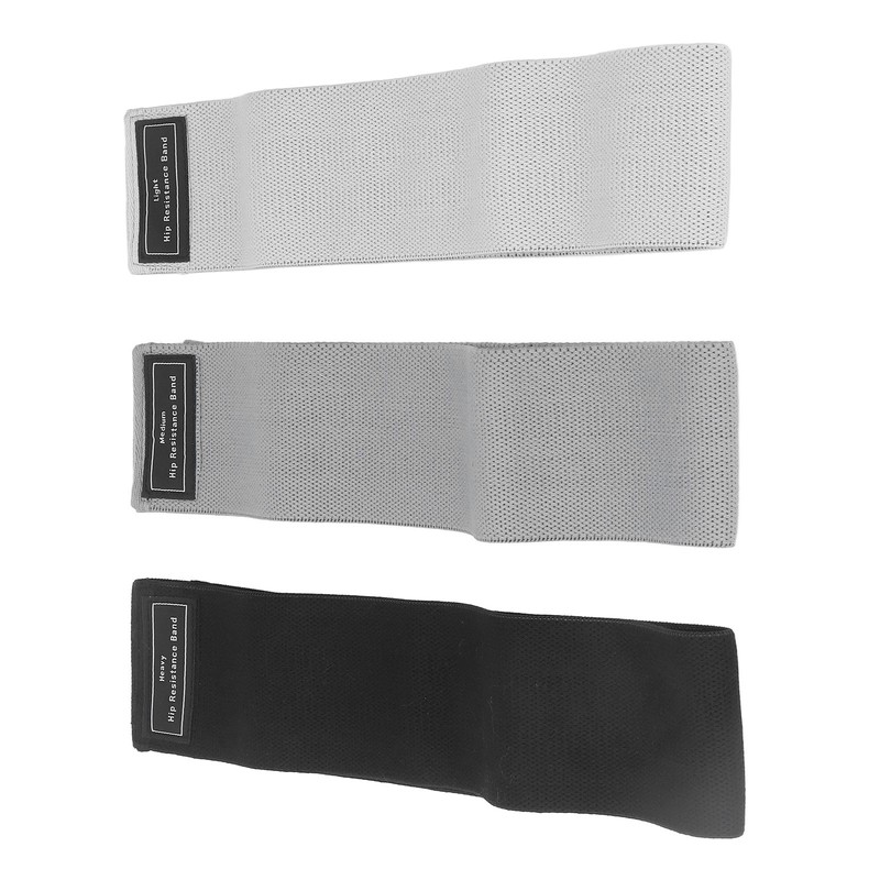 3Pcs Exercise Resistance Bands High Elasticity Portable Workout Leg Bands