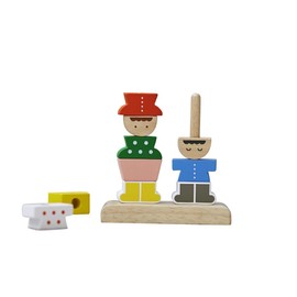 Nichigan Kisekae Blocks, LT4, Wooden Educational Toys, Building Blocks, Tsumiki, Kisekae