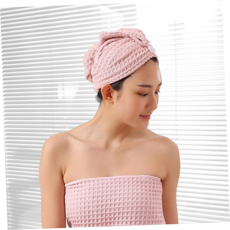 TOVINANNA 1pc Fast Drying Shower Cap Ultra Absorbent Hair Drying