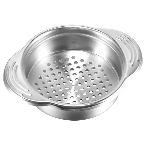 Food Can Strainer, Stainless Steel Food Can Colander, Dishwasher Safe Drainer, Mess Free Kitchen Tool Pasta Strainer, Tuna Press Can Strainer Sieve for Most Food Tins