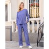 difficort Outfits for Women 2025 Batwing Sleeve Lounge Sets Wide