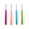 4 Pieces Colorful Knitting Loom Hook Tool Loom Knit Hook