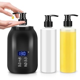 Gugxiom Calentador de Aceite de Masaje, Pantalla LED Calentador de Masaje Profesional de una Sola Botella, Calentador de Aceite de Control de...      