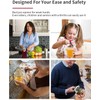 CYDW Mason Jar Opener Tool with Soft Touch Handle, No
