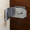 FUJIE Heavy Padlock Hasp 90 Degree Right Angle Door Clasp