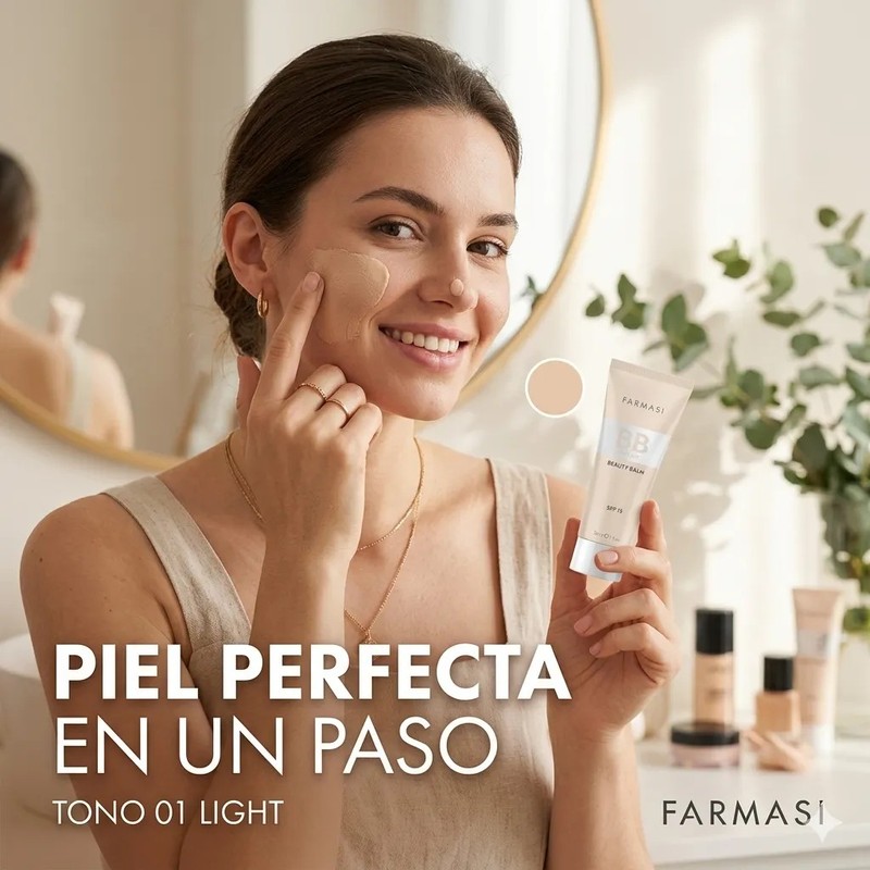 Bb Cream Light 01 Farmasi Beauty Balm Fps 15 30ml