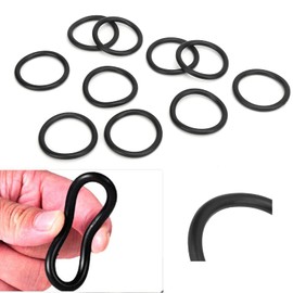 EBTOOLS Bumper Fasteners, 10pcs Car Bumper Fender Quick Release Fastener Band O-Ring Gasket Rubber Unicersal