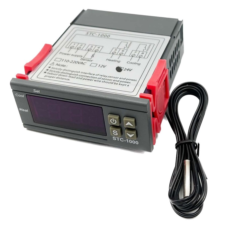 FainWan STC-1000 DC 110V-220V 10A Microcomputer Digital Display Temperature Controller
