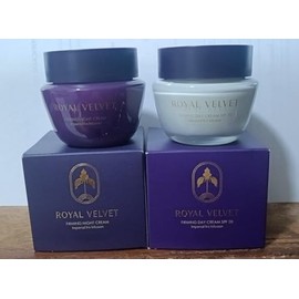 Royal Velvet Set de Cremas, Crema de Da Reafirmante con FPS 20 y Crema de Noche Reafirmante, Infusin de Iris Imperial                                 