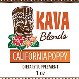 Happy Kava Brand California Poppy Kava Tincture Blend – Noble Kava Root with Pure California Poppy | Natural Sleep Support & Relaxation