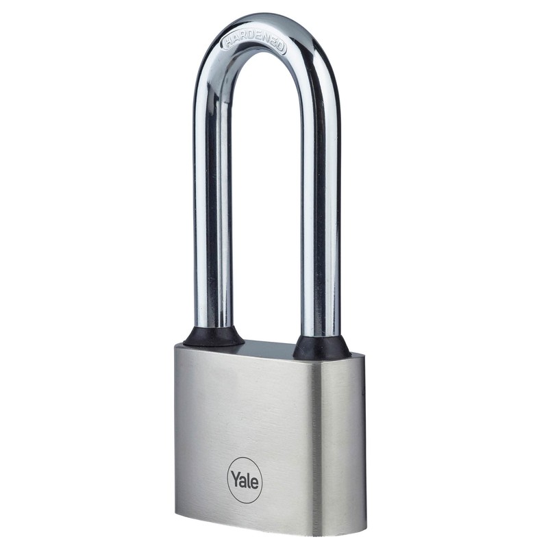 Yale Iron Disc Padlock 50mm - Nickel Plated - Hardened
