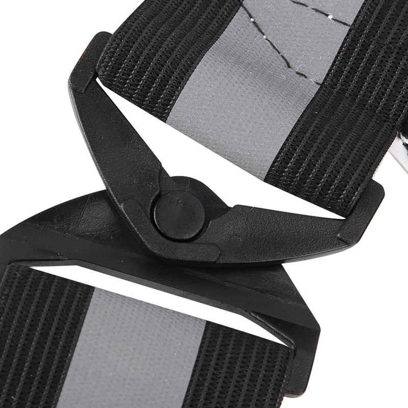Elastic LED Adjustable Visibility Reflective Vest Gear Stripes for Outdoor