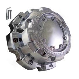 Ultra Wheels x4 Ultra Wheels Chrome Custom Wheel Rim Center Cap Caps 89-9898 NEW + SCREWS