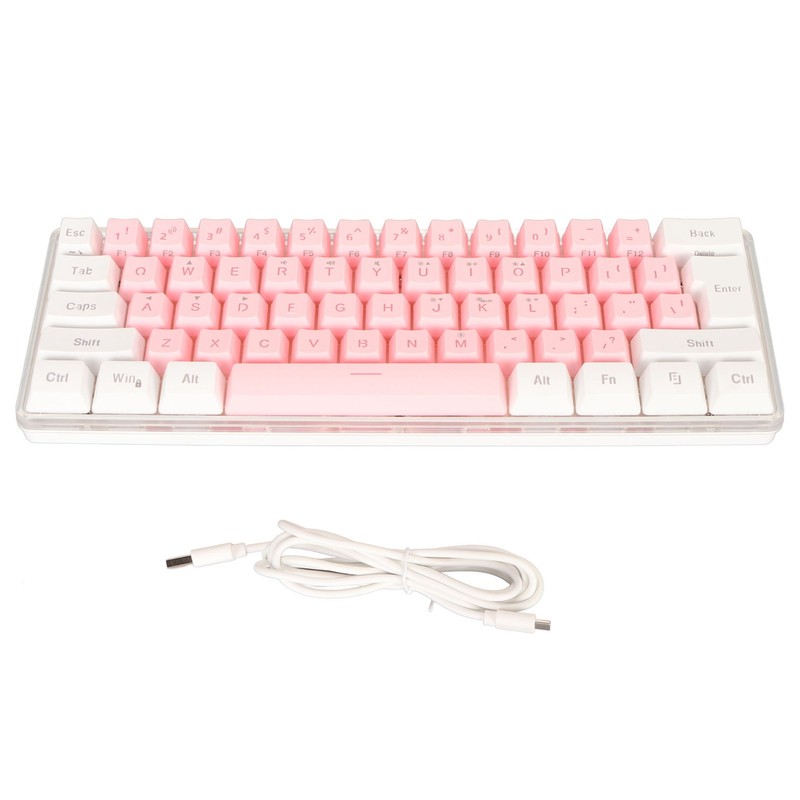 60% Wired Gaming Keyboard RGB Mini Keyboard Imitated Mechanical Technique