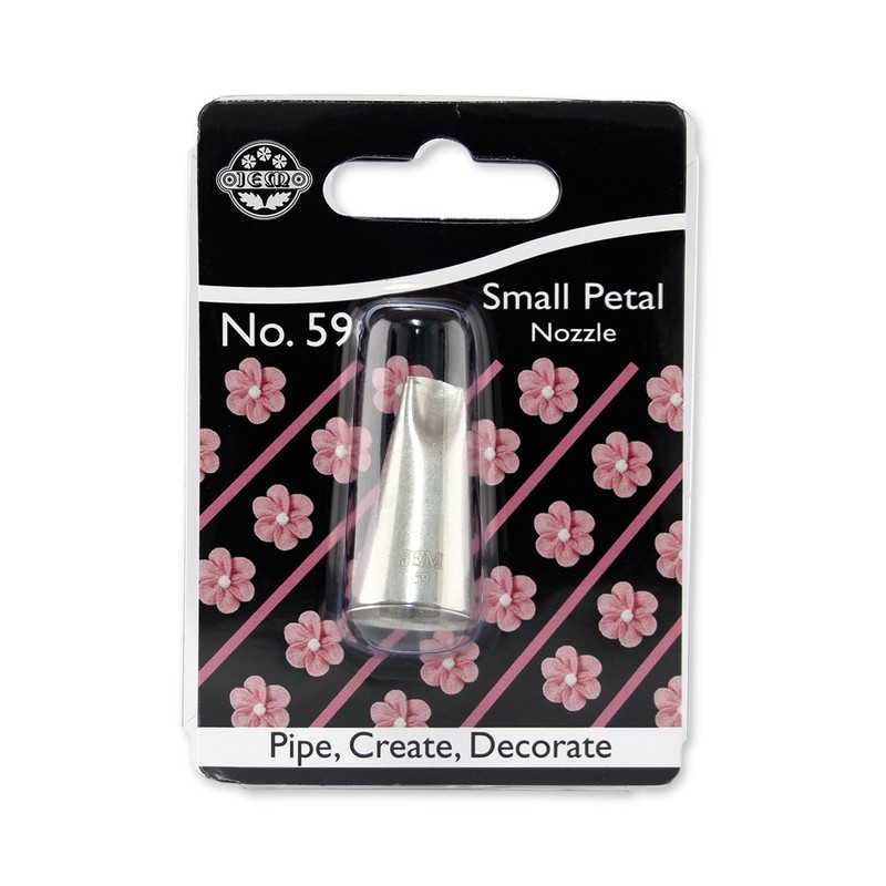 JEM Small Petal/Ruffle Piping Nozzle, Decorating Tip, no. 59