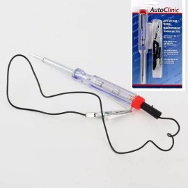 AutoClinic Electrical Circuit Light Tester 12V 6V DC Voltage Auto Car Truck Boat Probe RV