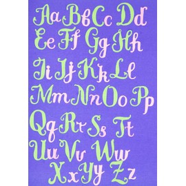 Uppercase & Lowercase Alphabet Metal Cutting Dies Set, Paper Crafts, Card Making, Die Cutter, H2