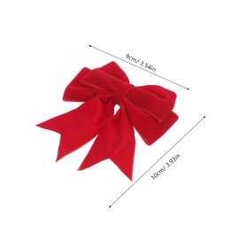 FOMIYES 4pcs Hair Bows Alligator Clips Decorative Ribbon Barrettes for Teens for Birthdays Christmas Everyday Use Charming Hair Accessories