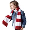 Beechfield Stadium Scarf Unisex Adult, Royal Blue/White, One size