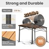 Large 46.4" Camping Table for 2-6 People - 220lbs Capacity