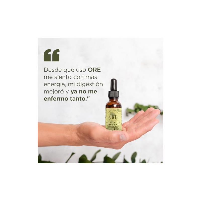 Ore Aceite de Orégano Natural, 20 ml, Pack de 2