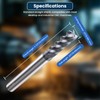 LU&MN Carbide Square End Mills, 4 Flute, 1/4 in, 5