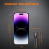 TUNENGE Rechargeable Keychain Flashlights, 650 High Lumens EDC Pocket Flashlights,