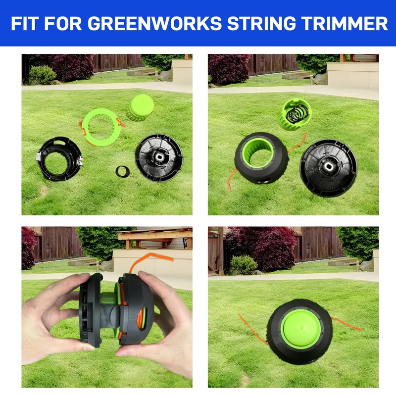 Kudoosen AH1300 String Trimmer Head Compatible with EGO Power+ ST1500,ST1500-S,ST1500F,ST1500SF,ST1500XY