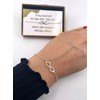 ONDEGO¬Æ HANDMADE in GERMANY Unendlichkeit GESCHENK beste Freundin Armband Freundschaftsarmband