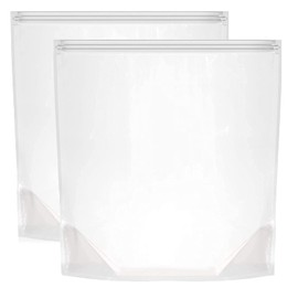 Newcos 2 Huge Turkey Brining Bags Double Zippers Seal Brine Bags 26×22 Extra Large Brine BagHeavier Duty Materials BPA Free