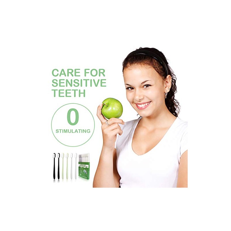 Easyhonor Cepillo Dental Extra Suave Dientes Sensibles Encías Retraídas Piezas