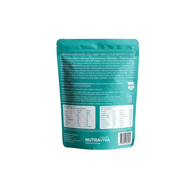 Nutraviva Collagen Hydrolysate Powder 800 g