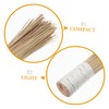 FRCOLOR 2Pcs Bamboo Kitchen Cleaning Brushes Durable Pot Scrubbers Non