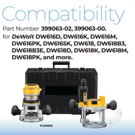 ANTOBLE 399063-02 399063-00 Router Cord Compatible with DeWalt DW618 DW616 Router Replacement Power Cord Set Power Tool Parts Accessories, 3 Prongs, 16 Gauge, 8 Ft