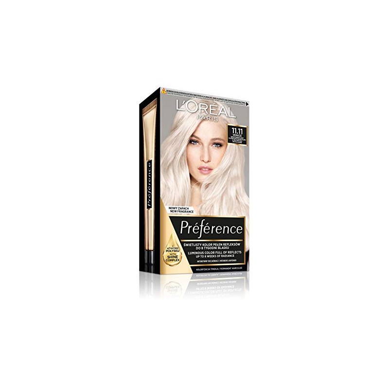 L'Oréal Paris Préférence 11.11 VENICE hair colour Very Light Cold