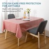 JEMIDI Washable Tablecloth Oilcloth – Waterproof PVC – Oilcloth Wipe