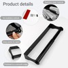 GOWODOOO Paper Towel Holder Under cabinets,Wall Mount Paper Towels Holder