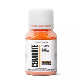 CERAKOTE® H-SERIES Oven Cure Coating with Part B H-346 Hi-Vis Orange (4oz)