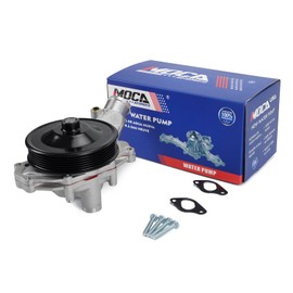 MOCA 1442060 Water Pump Compatible with 14-20 for Jaguar F-Type V6 3.0L, 13-19 for Jaguar XJ V6 3.0L, 15-20 for Land Rover Discovery V6 3.0L, 10-22 for Land Rover Range Rover Sport V8 5.0L