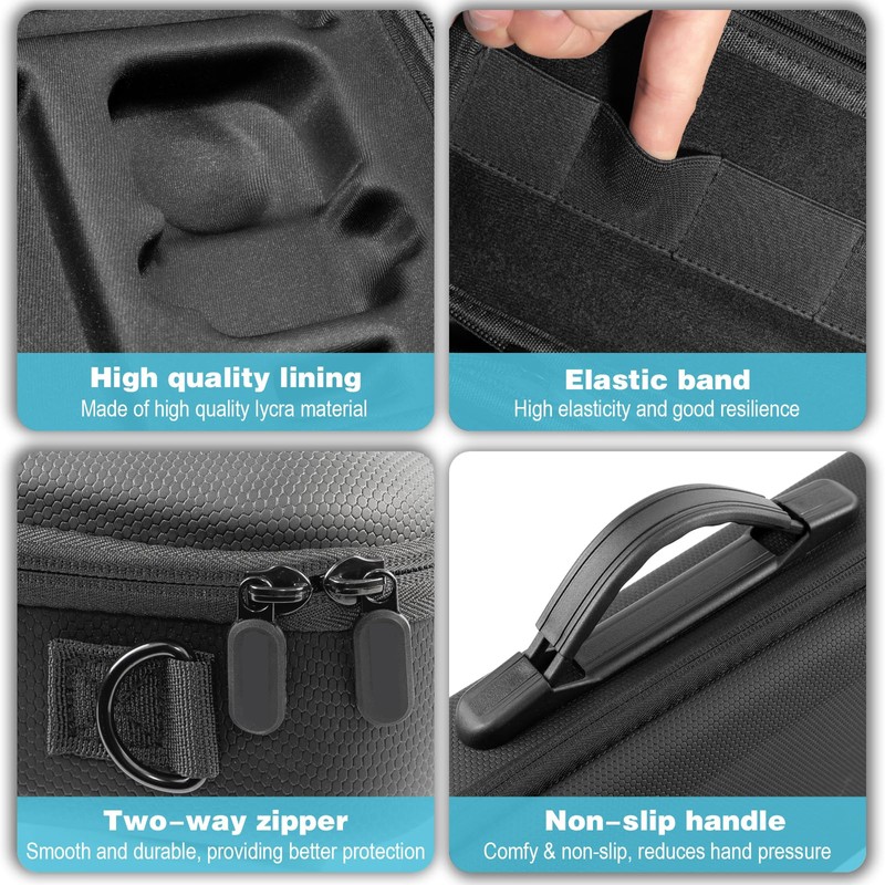 Uvafly Osmo 360 Case, Portable Storage Bag Travel Case for