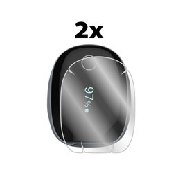 IPG Compatible with Wellue O2 Ring Oxygen Monitor Screen Protector (2 Units) Hydrogel Invisible Screen Guard - HD Quality/Self-Healing/Bubble -Free for ActiveBuds for Wellue